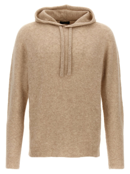 Roberto Collina Beige Cashmere Cardigan