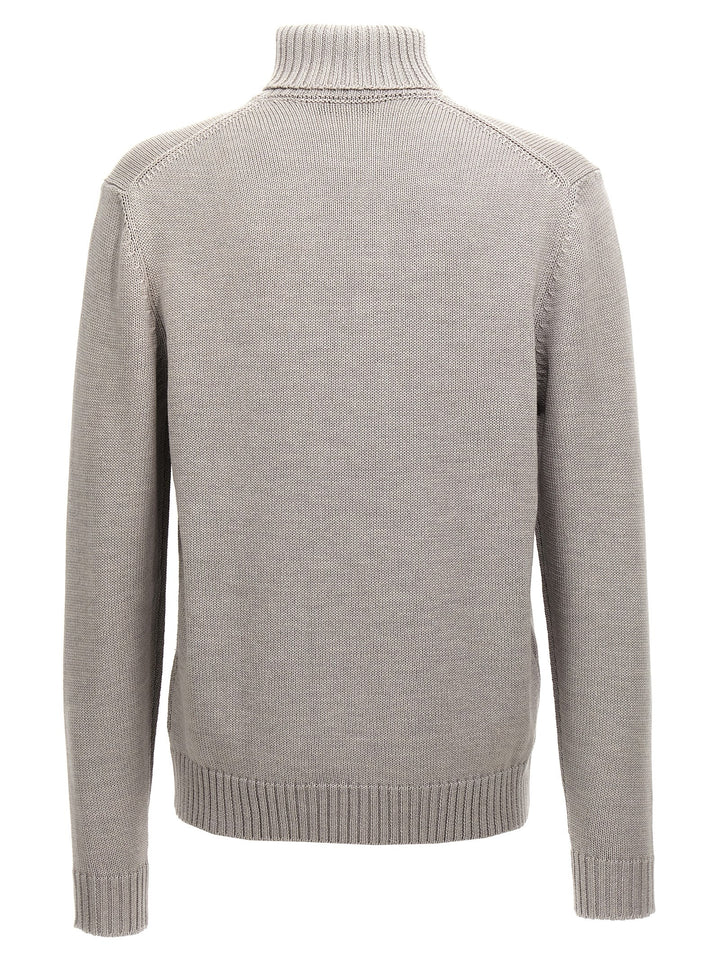 ZANONE Gray Virgin Wool Cardigan