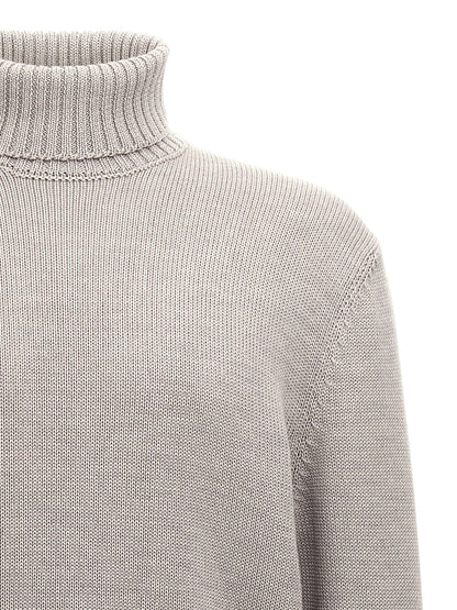 ZANONE Gray Virgin Wool Cardigan