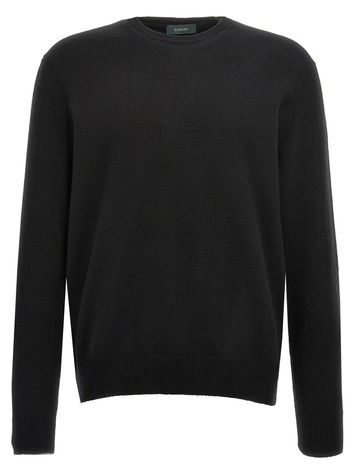 ZANONE Black Virgin Wool Cardigan