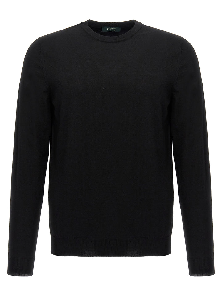 ZANONE Black Virgin Wool Cardigan