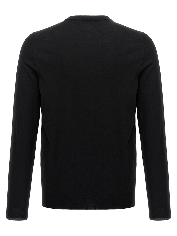 ZANONE Black Virgin Wool Cardigan