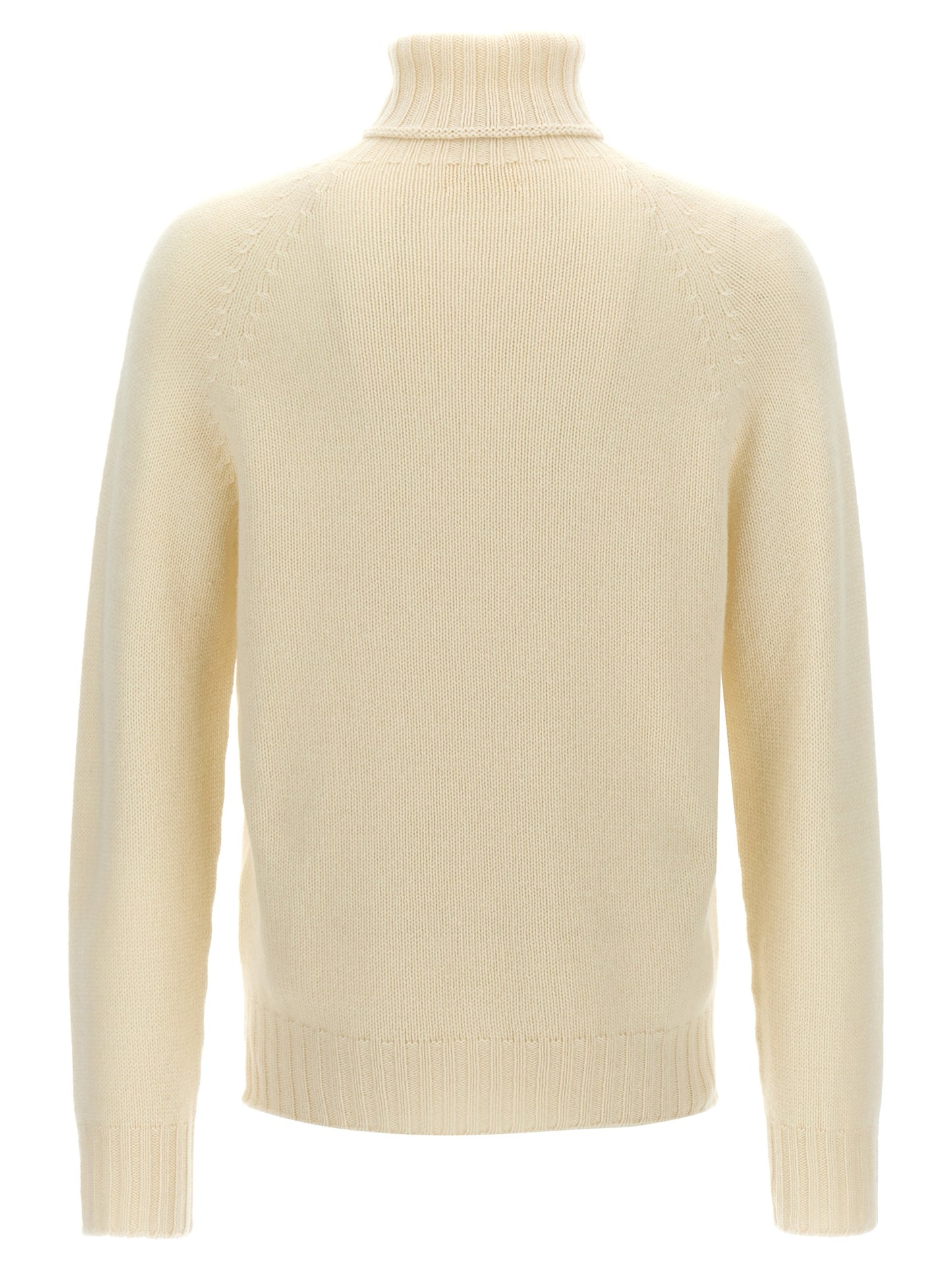 MA'RY'YA White Wool Cardigan