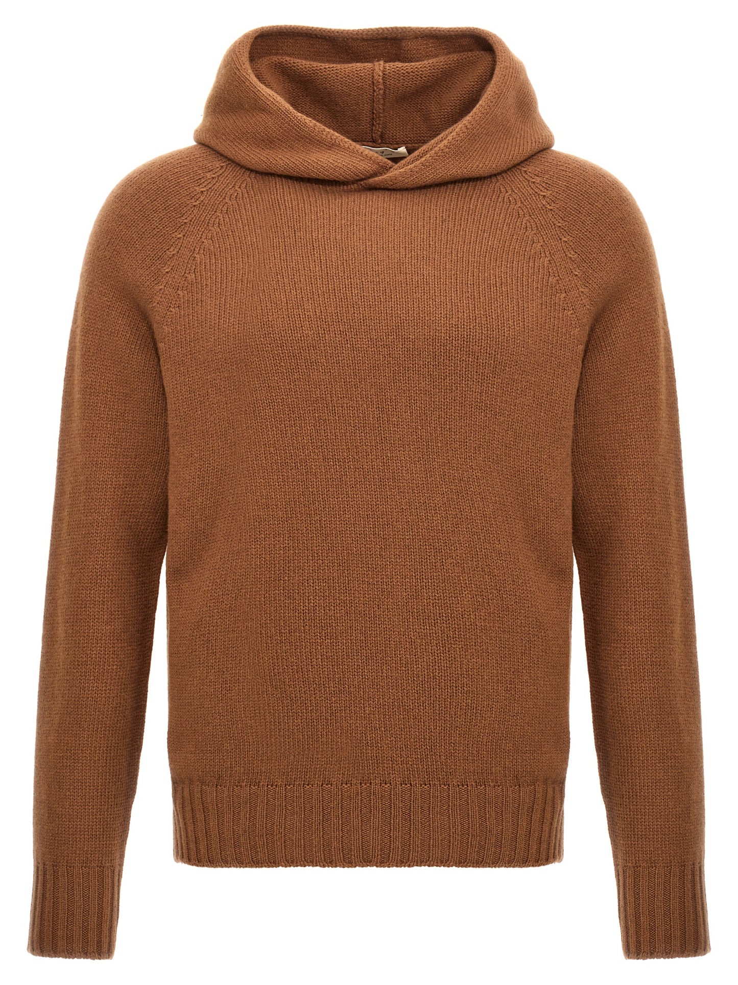 MA'RY'YA Brown Wool Cardigan