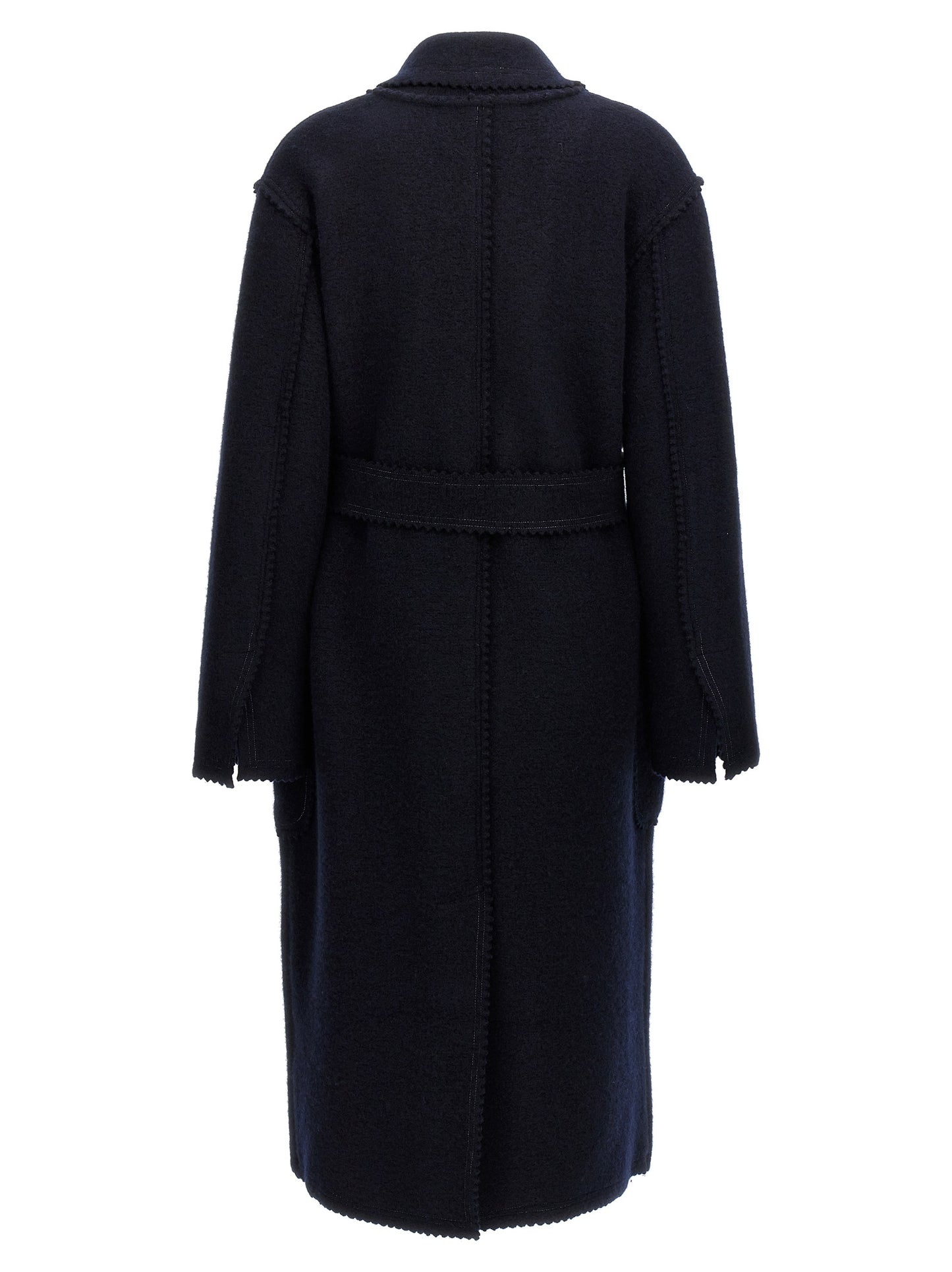 Max Mara Blue Wool Coat