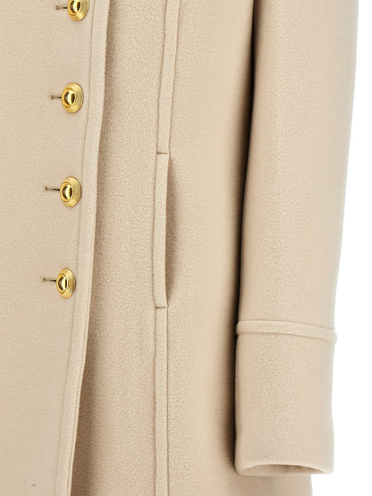 Tom Ford White Wool Coat