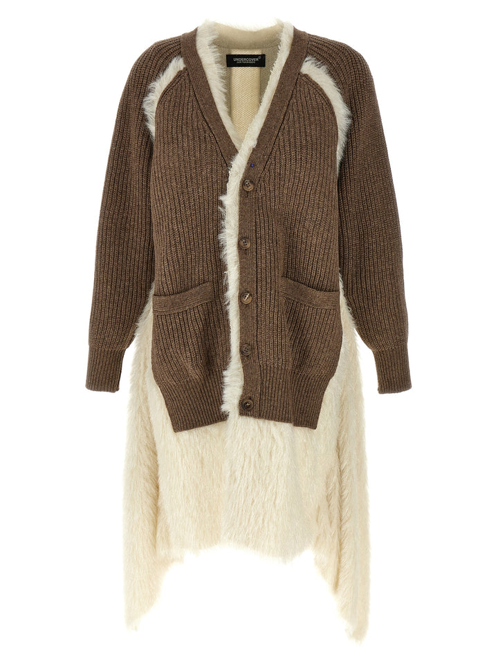 Undercover Brown Wool Cardigan