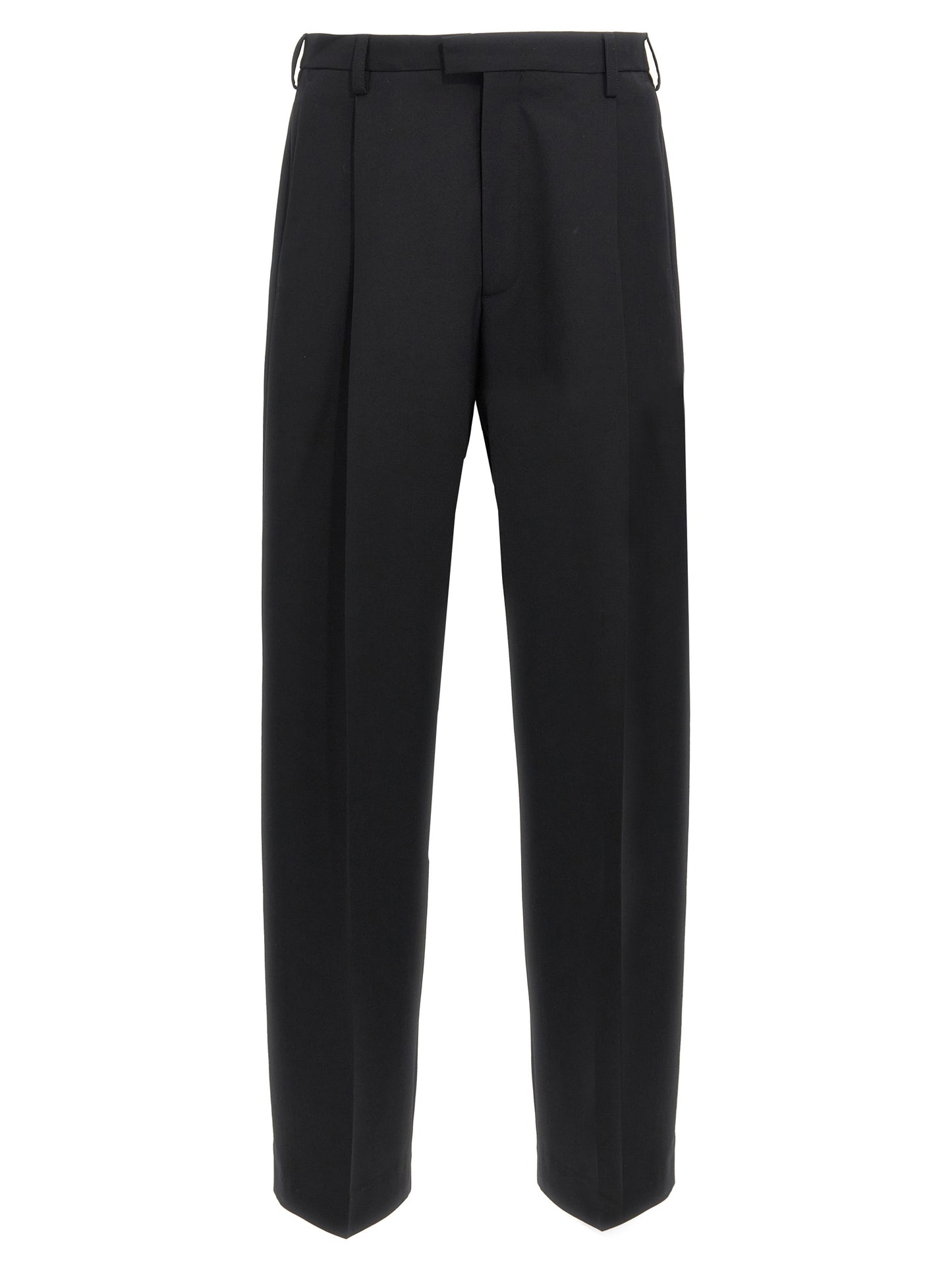 Marni Black Polyester Dress Pants