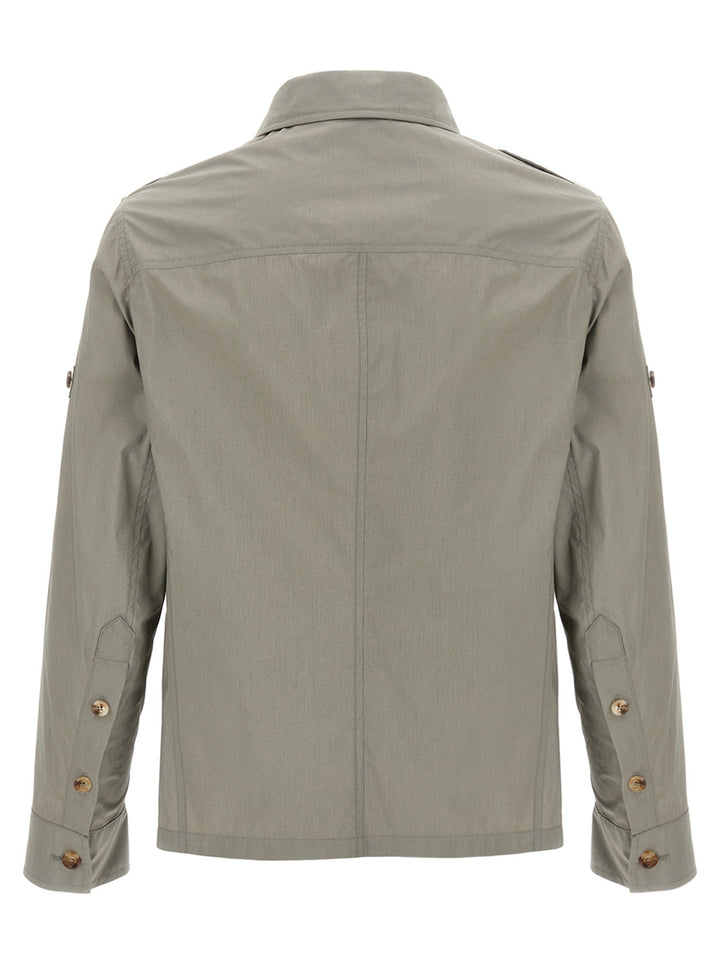 Brunello Cucinelli Bicolor Cotton Shell Jacket