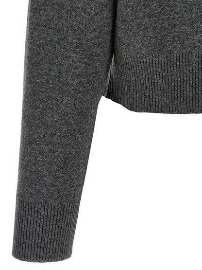 Brunello Cucinelli Gray Cashmere Cardigan