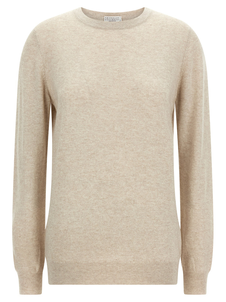 Brunello Cucinelli Beige Cashmere Cardigan