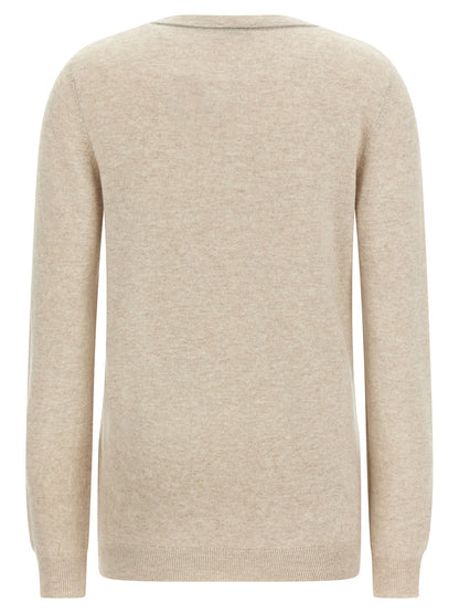 Brunello Cucinelli Beige Cashmere Cardigan