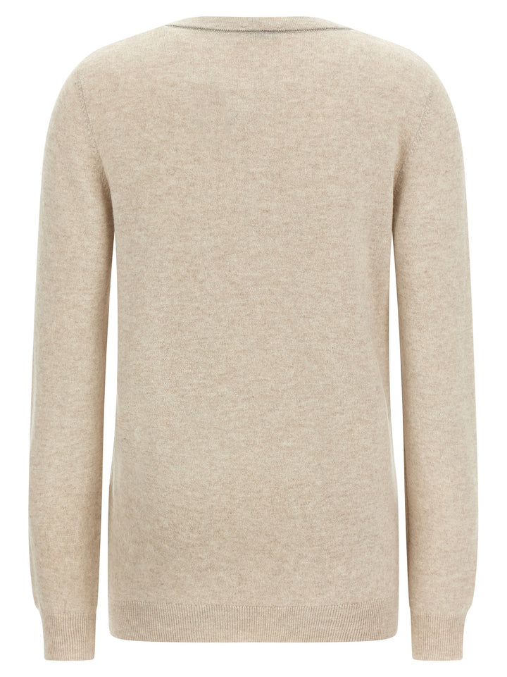Brunello Cucinelli Beige Cashmere Cardigan