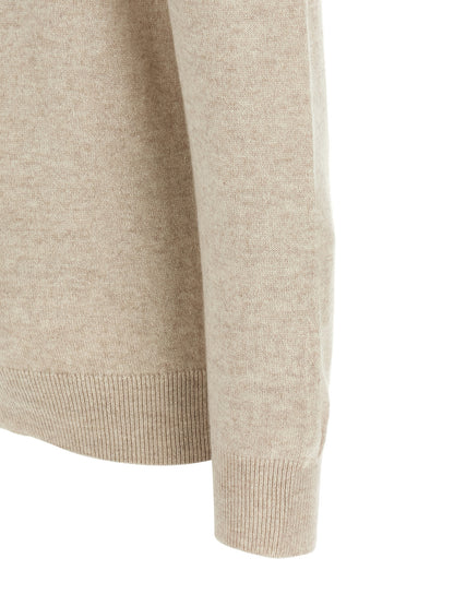 Brunello Cucinelli Beige Cashmere Cardigan