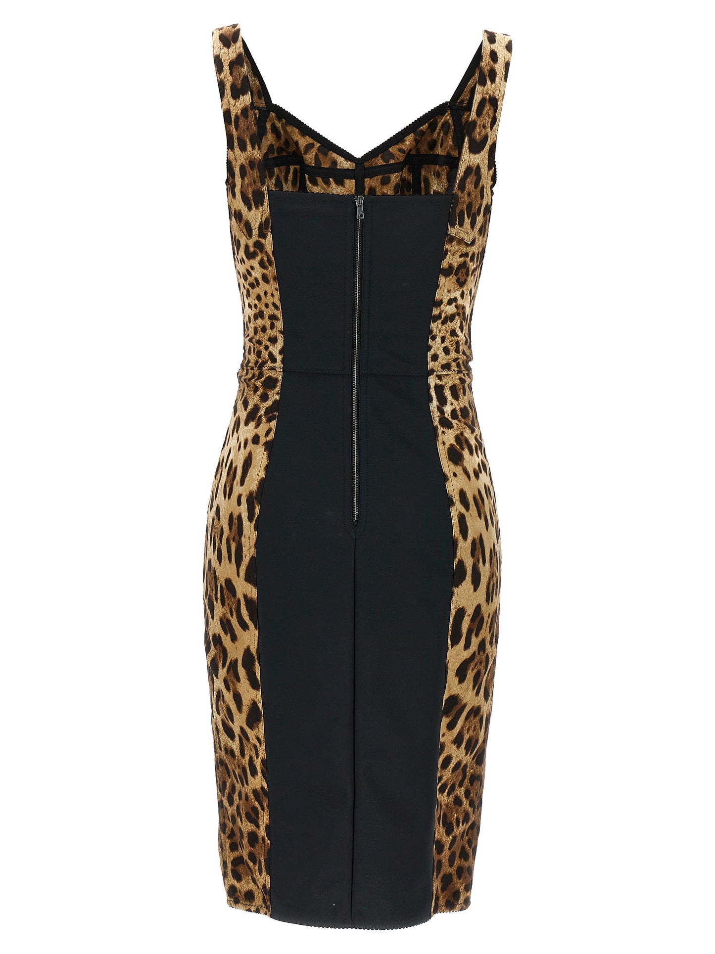 Dolce & Gabbana Multicolor Silk Cocktail Dress