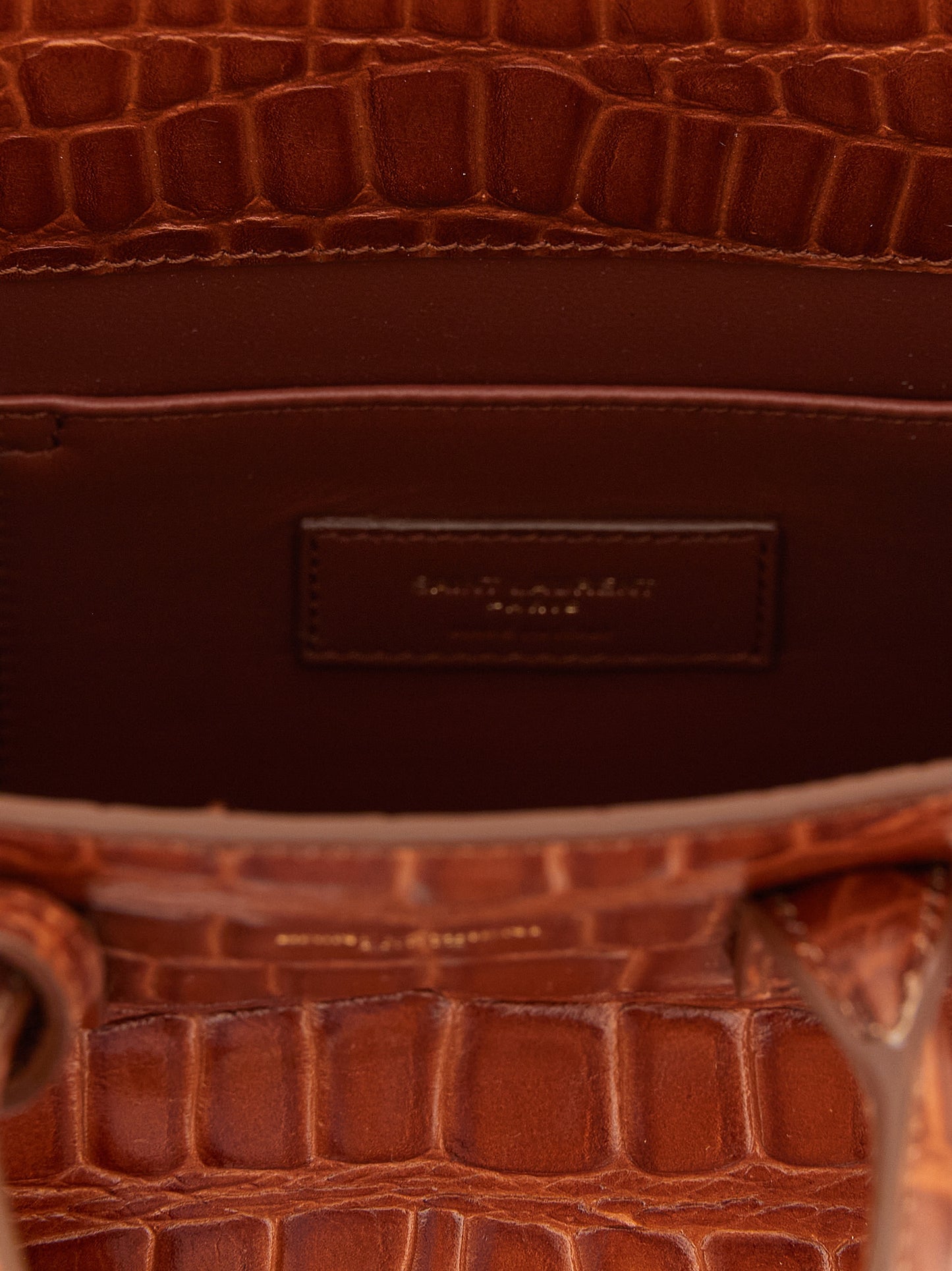 Saint Laurent Brown Calfskin Handbag