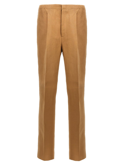 Fendi Beige Paper Casual Pants