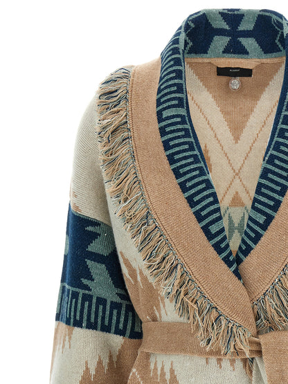Alanui Multicolor Cashmere Cardigan
