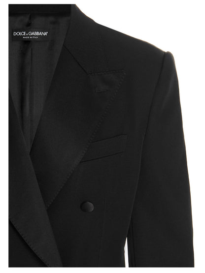 Dolce & Gabbana Black Acetate Blazer