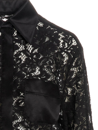 Dolce & Gabbana Black Cotton Shirt