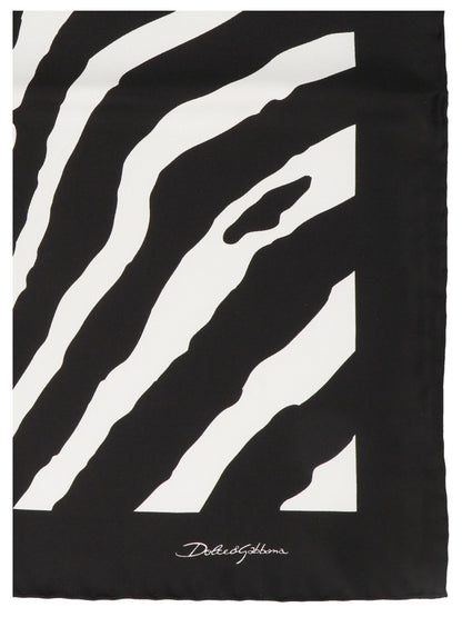 Dolce & Gabbana Bicolor Silk Scarf