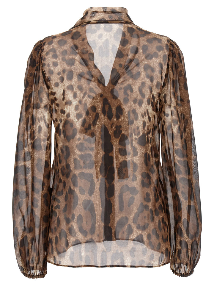 Dolce & Gabbana Multicolor Silk Blouse