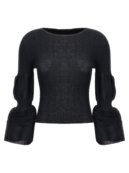 Issey Miyake Black Polyester Sweatshirt