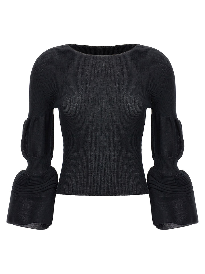 Issey Miyake Black Polyester Sweatshirt