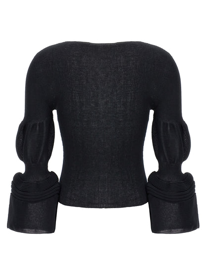 Issey Miyake Black Polyester Sweatshirt