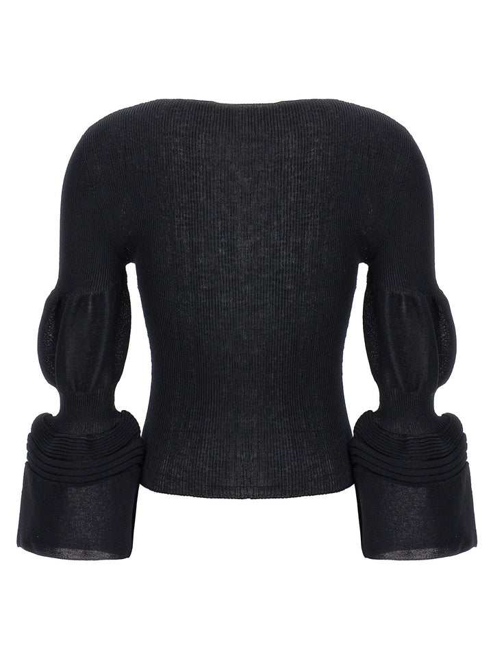 Issey Miyake Black Polyester Sweatshirt