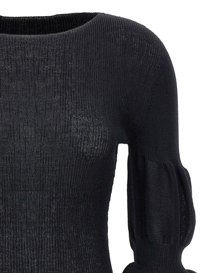 Issey Miyake Black Polyester Sweatshirt