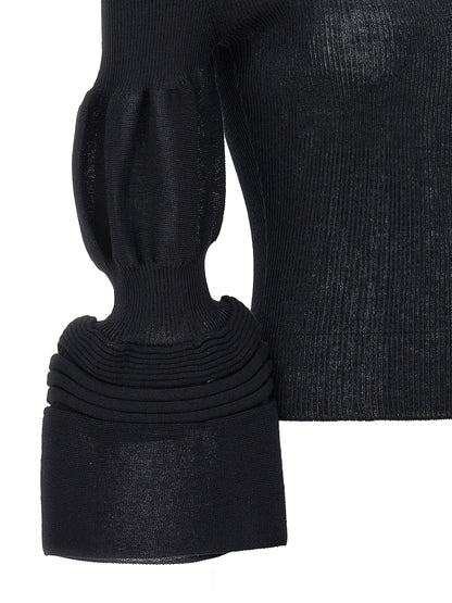 Issey Miyake Black Polyester Sweatshirt