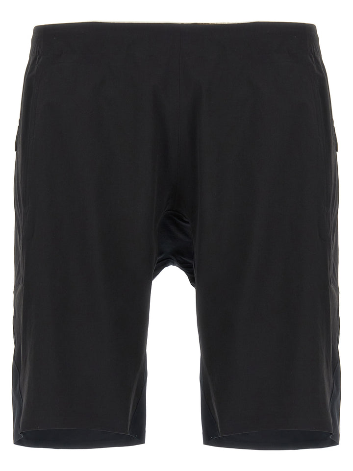 Arc'teryx Veilance Black Nylon Bermuda Shorts