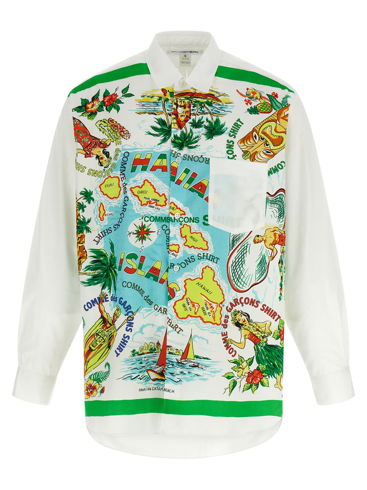 Comme Des Garçons Multicolor Cotton Blouse