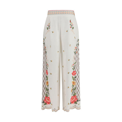 FARM RIO Multicolor Linen Casual Pants