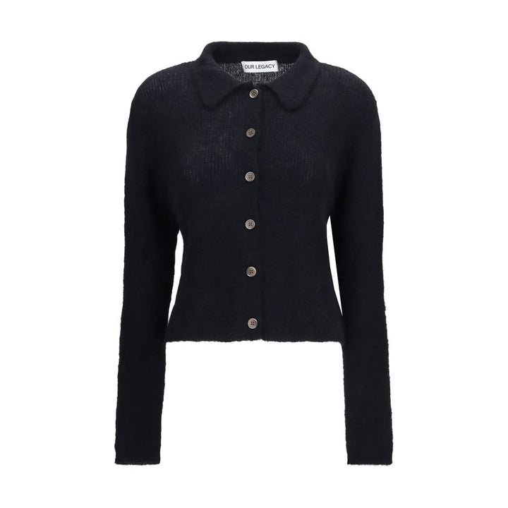 Our Legacy Black Alpaca Vicugna Pacos Cardigan