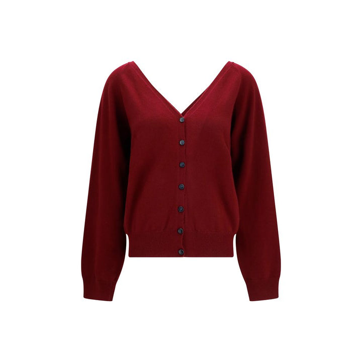 Lisa Yang Bordeaux Cashmere Cardigan