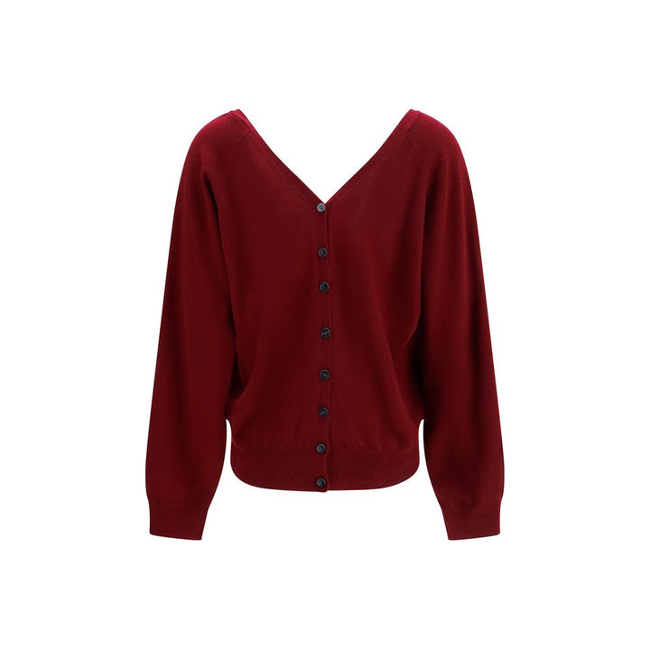 Lisa Yang Bordeaux Cashmere Cardigan