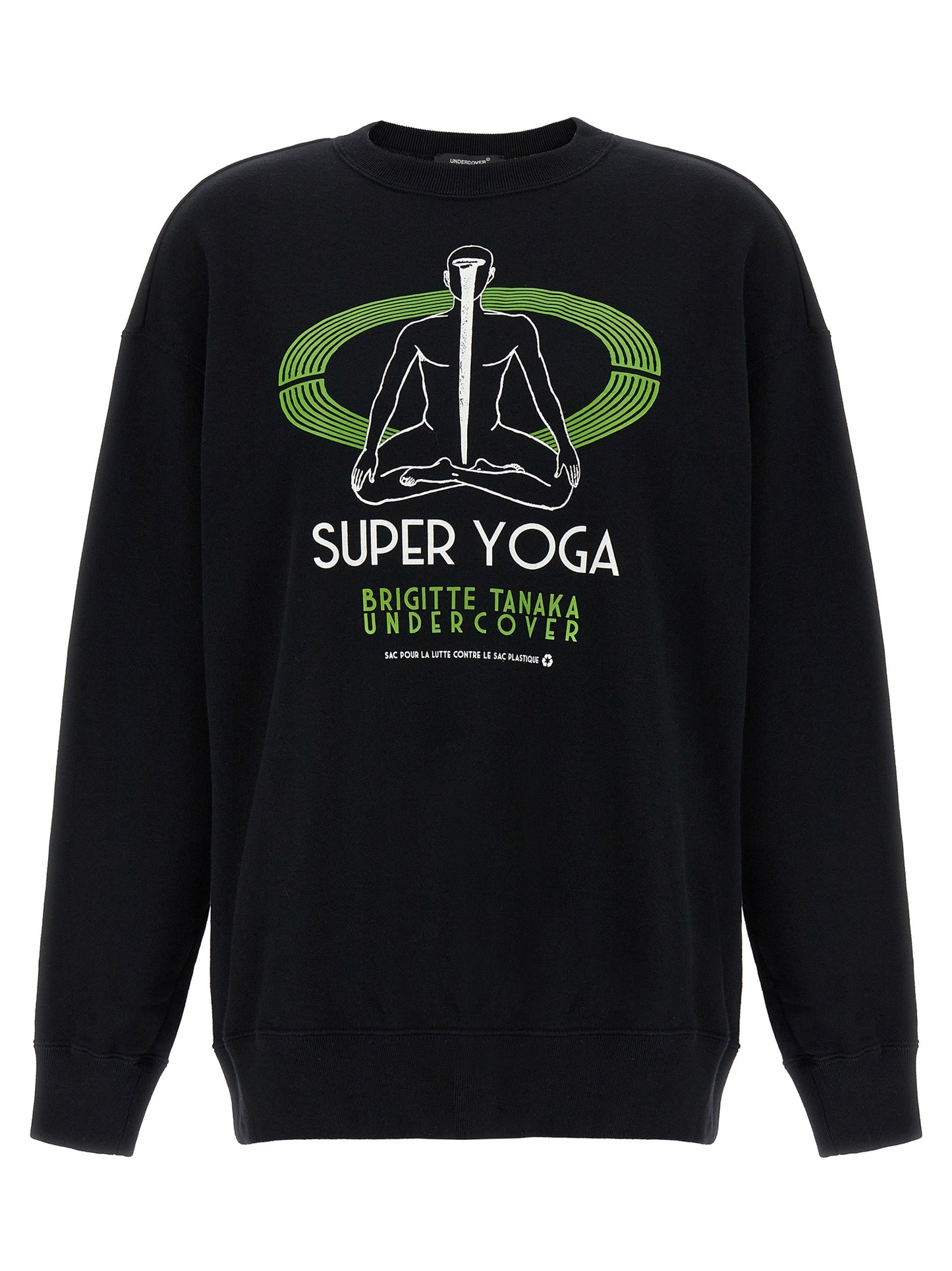 Undercover Black Cotton Sweatshirt