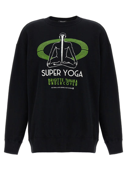 Undercover Black Cotton Sweatshirt