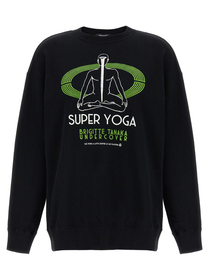 Undercover Black Cotton Sweatshirt