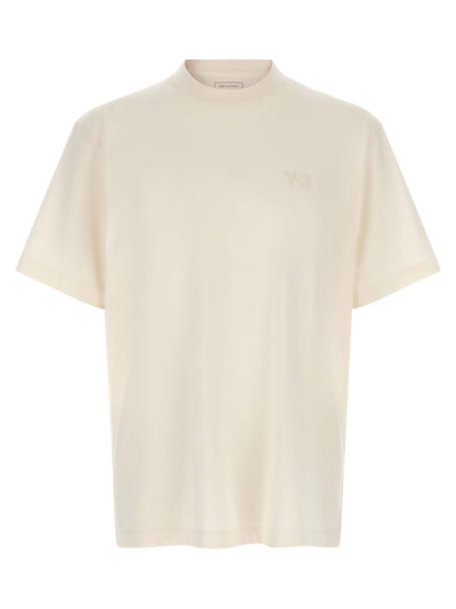 Y-3 White Cotton T-Shirt