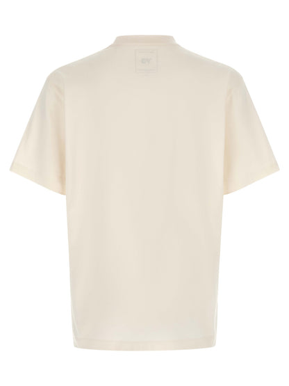 Y-3 White Cotton T-Shirt