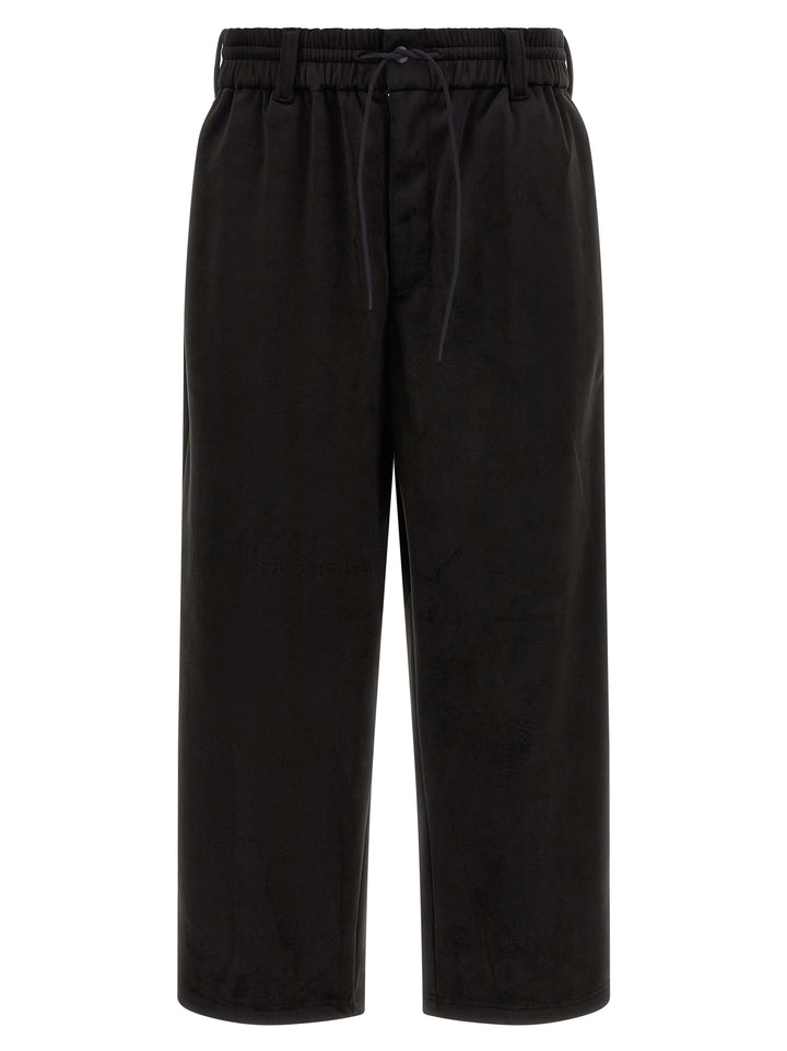 Y-3 Black Recycled Polyester Joggers (Workout Pants)