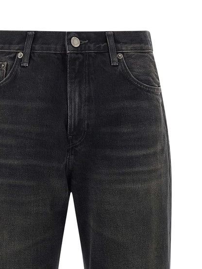 Haikure Black Cotton Flared Jeans