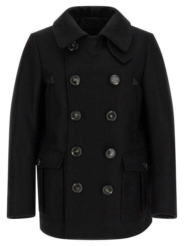 Dsquared² Black Wool Coat