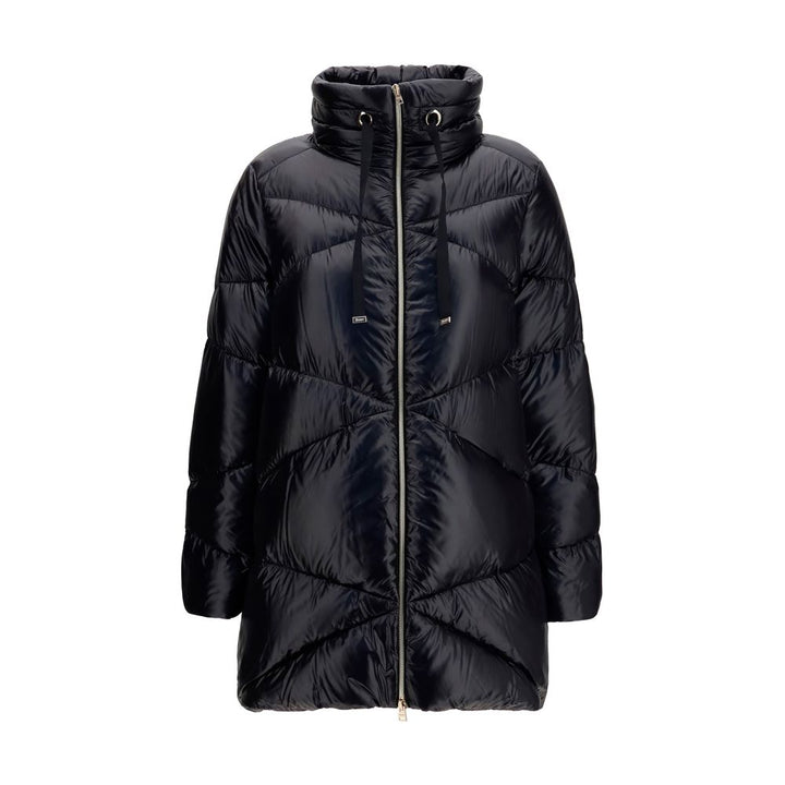 Herno Black Polyamide Full-Length Jacket