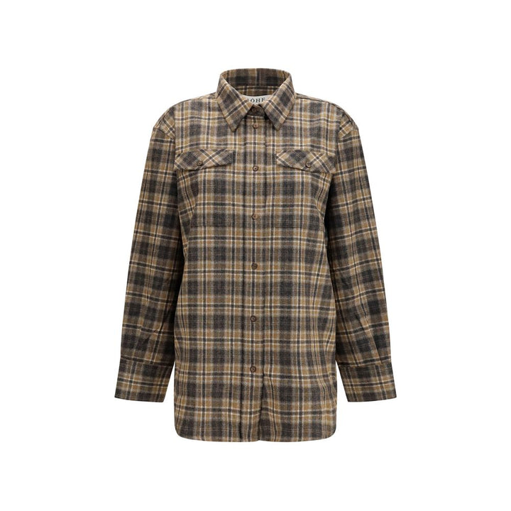 Rohe Multicolor Wool Oves Aries Pattern Shirt