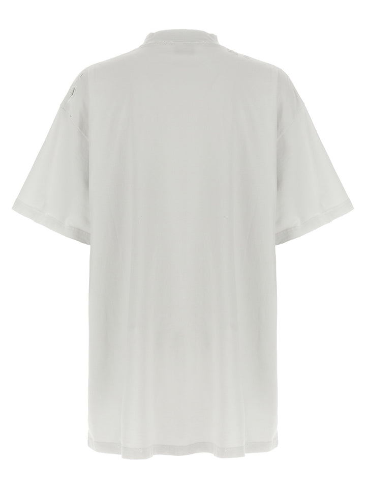 Balenciaga White Cotton T-Shirt