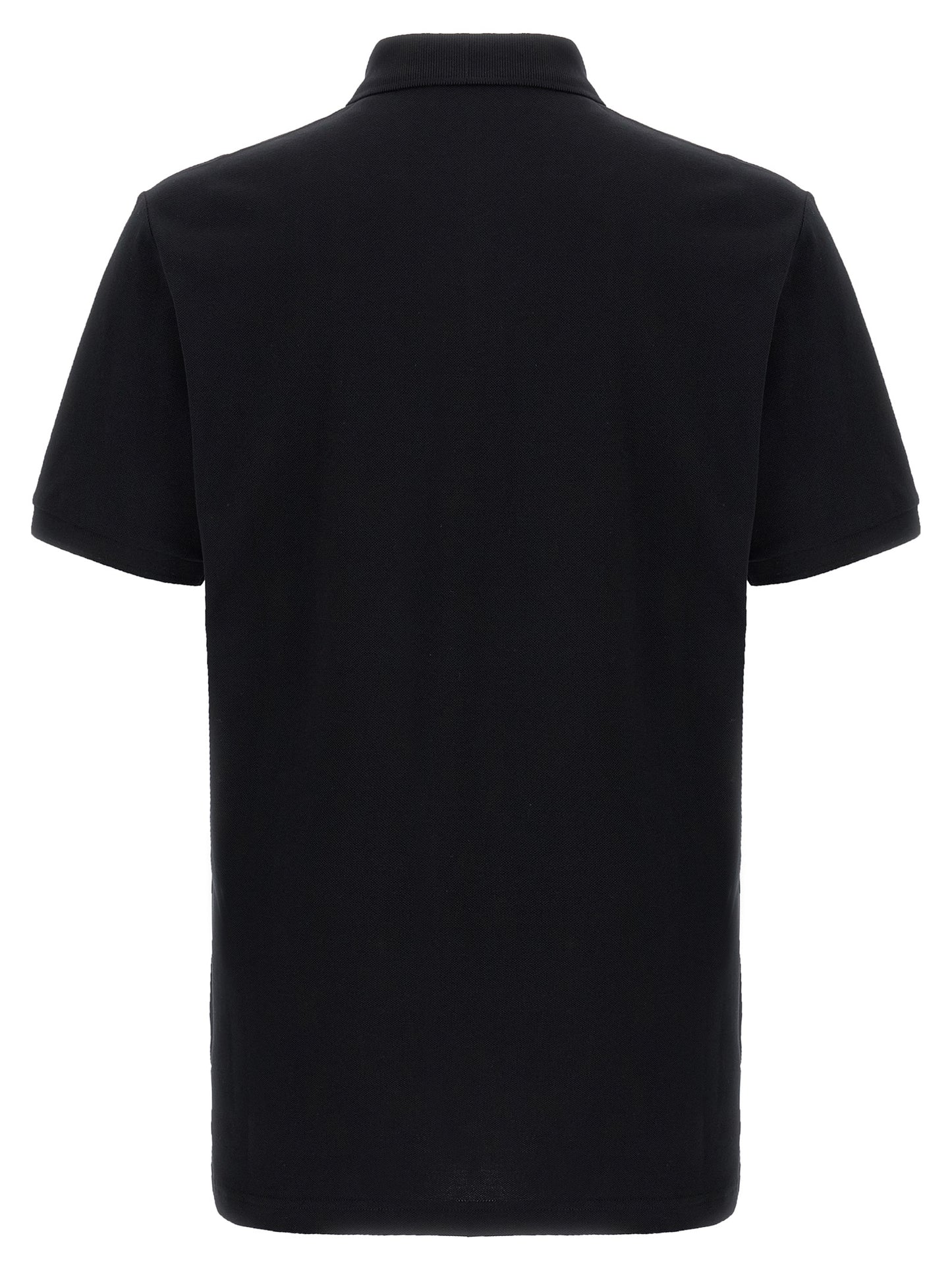 Moschino Black Cotton Polo Shirt